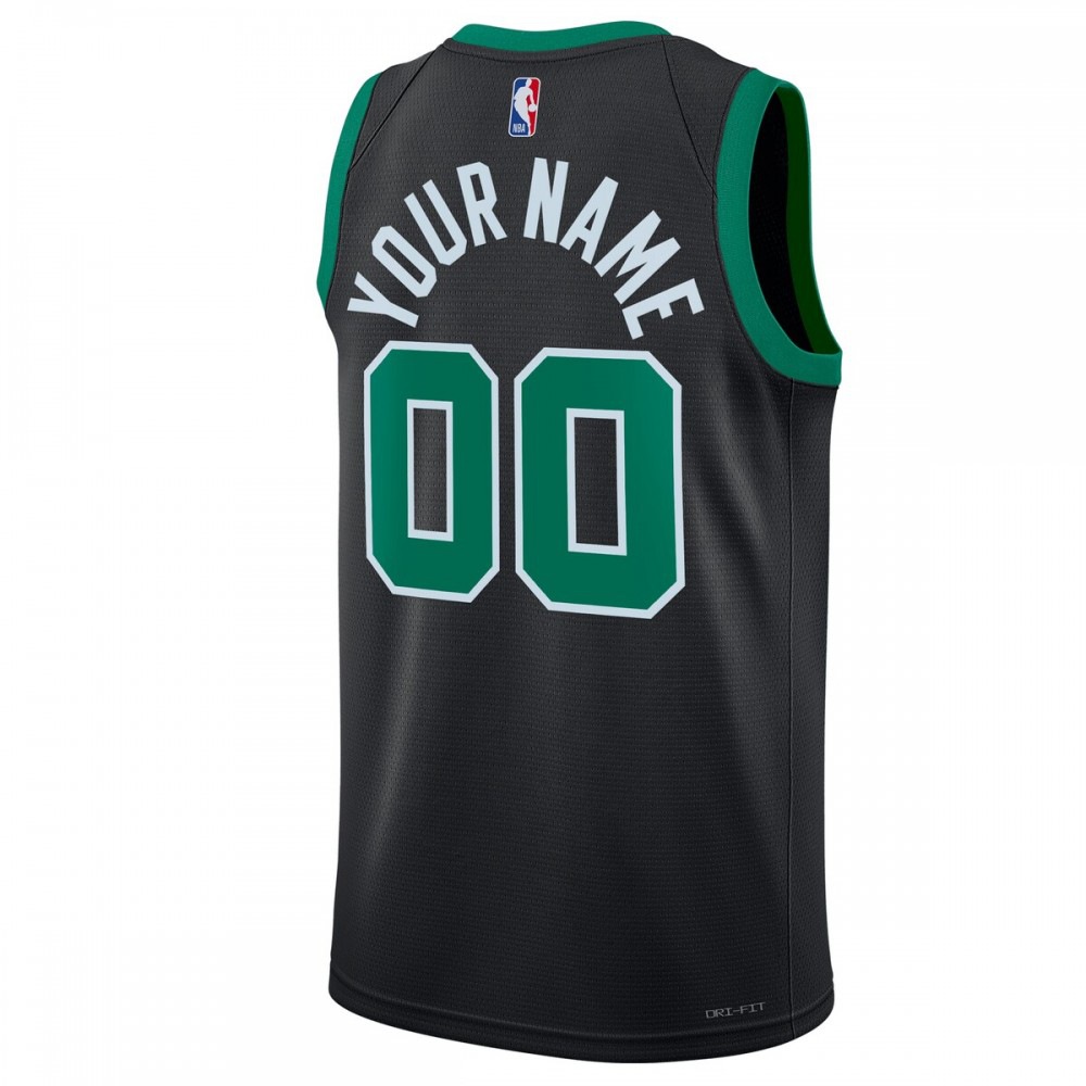 Boston Celtics Jordan Brand Unisex 2022/23 Swingman Custom Jersey - Statement Edition - Black-Pro Kit Vault | Brand New 26/27 Sports Jerseys
